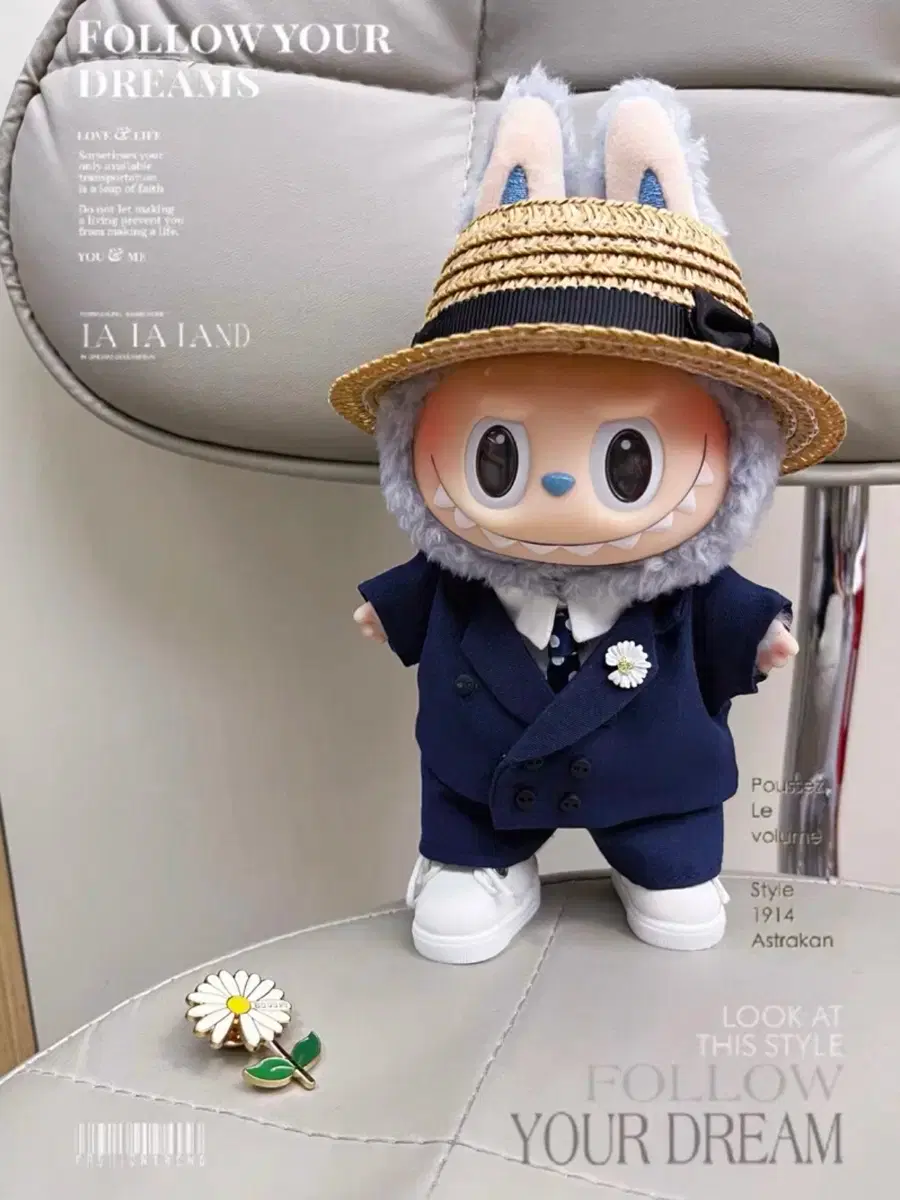 Labubu 服 GD コンサート　スーツ　Gdragon コスチューム ぬい服 レア】labubu Gdragon コスチューム ぬい服 らぶぶ 服 ジヨン - メルカリ